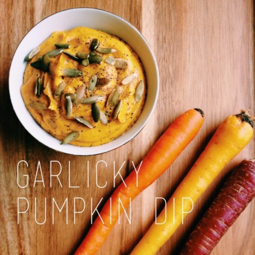 Garlicky Pumpkin Dip