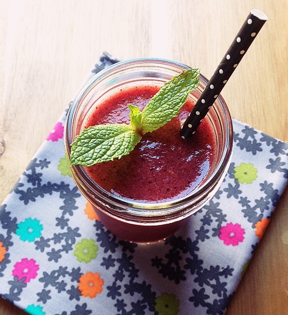 Watermelon, Berry, and Mint Cooler